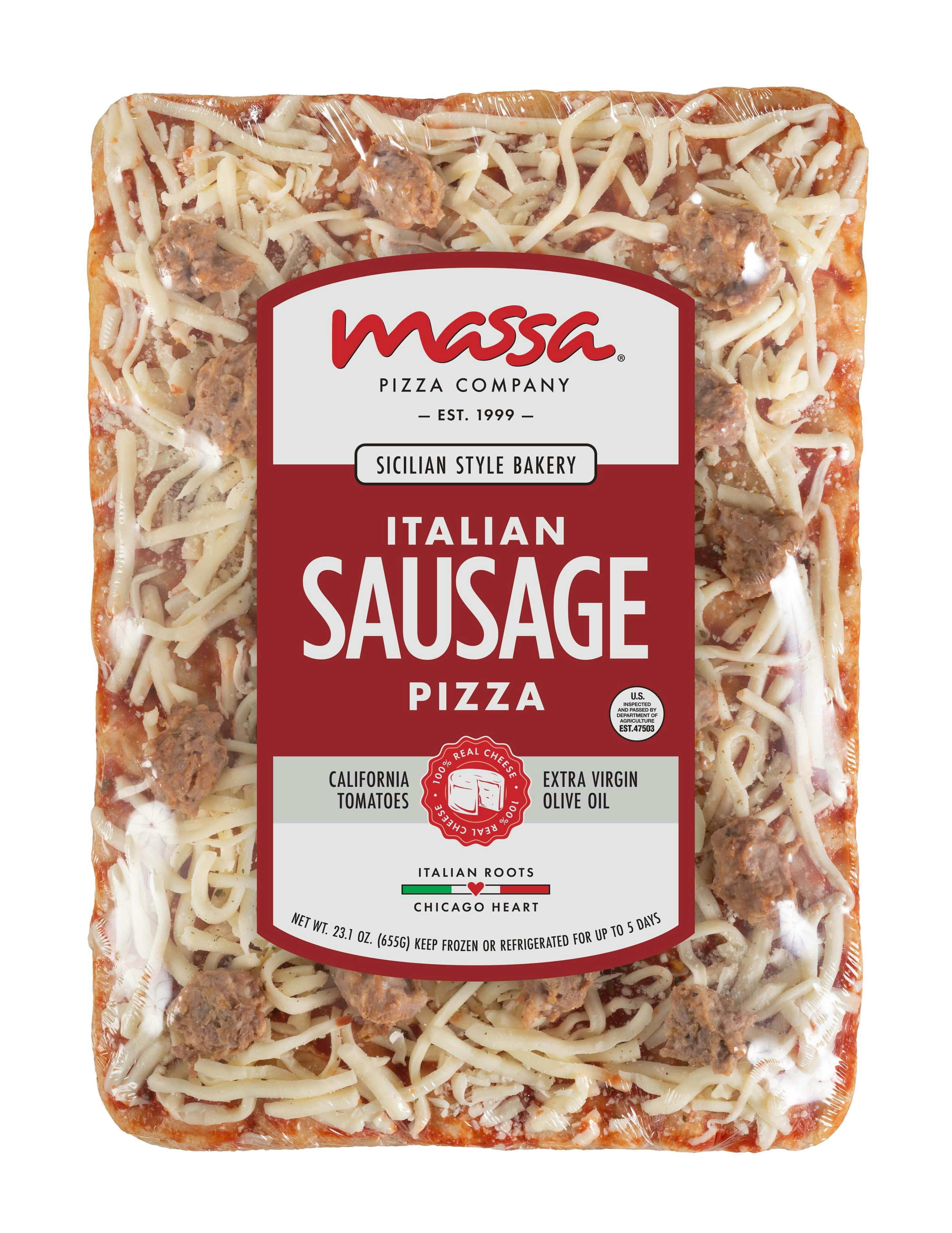 Sicilian Italian Sausage Pizza - 3 Pack by Massa Pizza Company