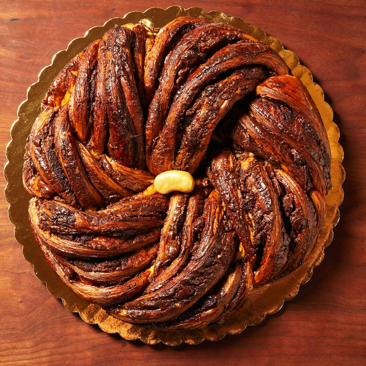 Chocolate Babka King Cake by Ayu Bakehouse