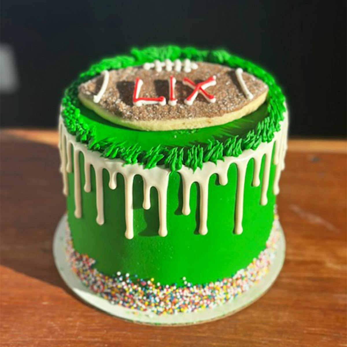 Game Day Confetti Cake by Blue Owl Bakery - Alternate image 2