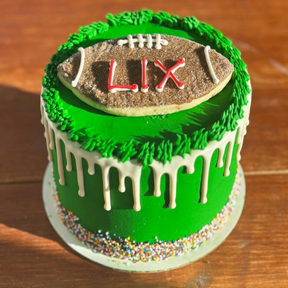 Game Day Confetti Cake by Blue Owl Bakery - Alternate image 1