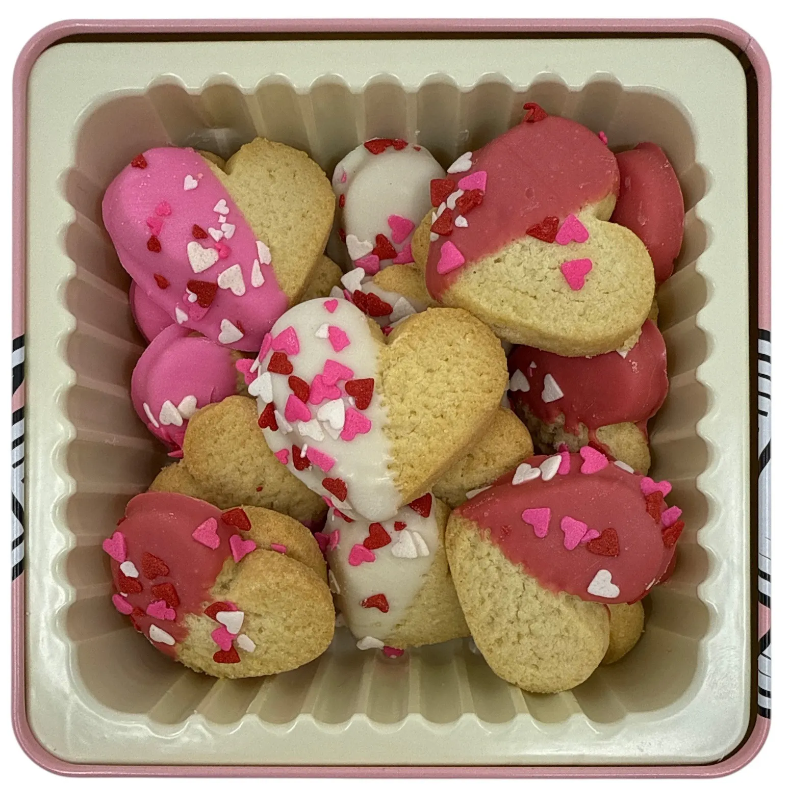 Valentine's Day Cookie Gift Tin by Crumbs Bakeshop
