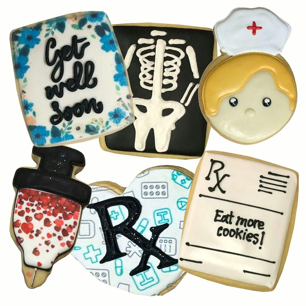 Message Butter Cookie Gift Box - Choose Your Own by Dessert Gallery - Alternate image 1