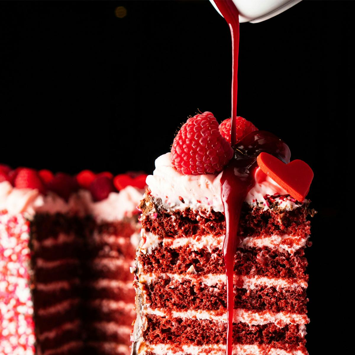 20 Layer Valentine's Day Red Velvet Cake by LAVO - Alternate image 4