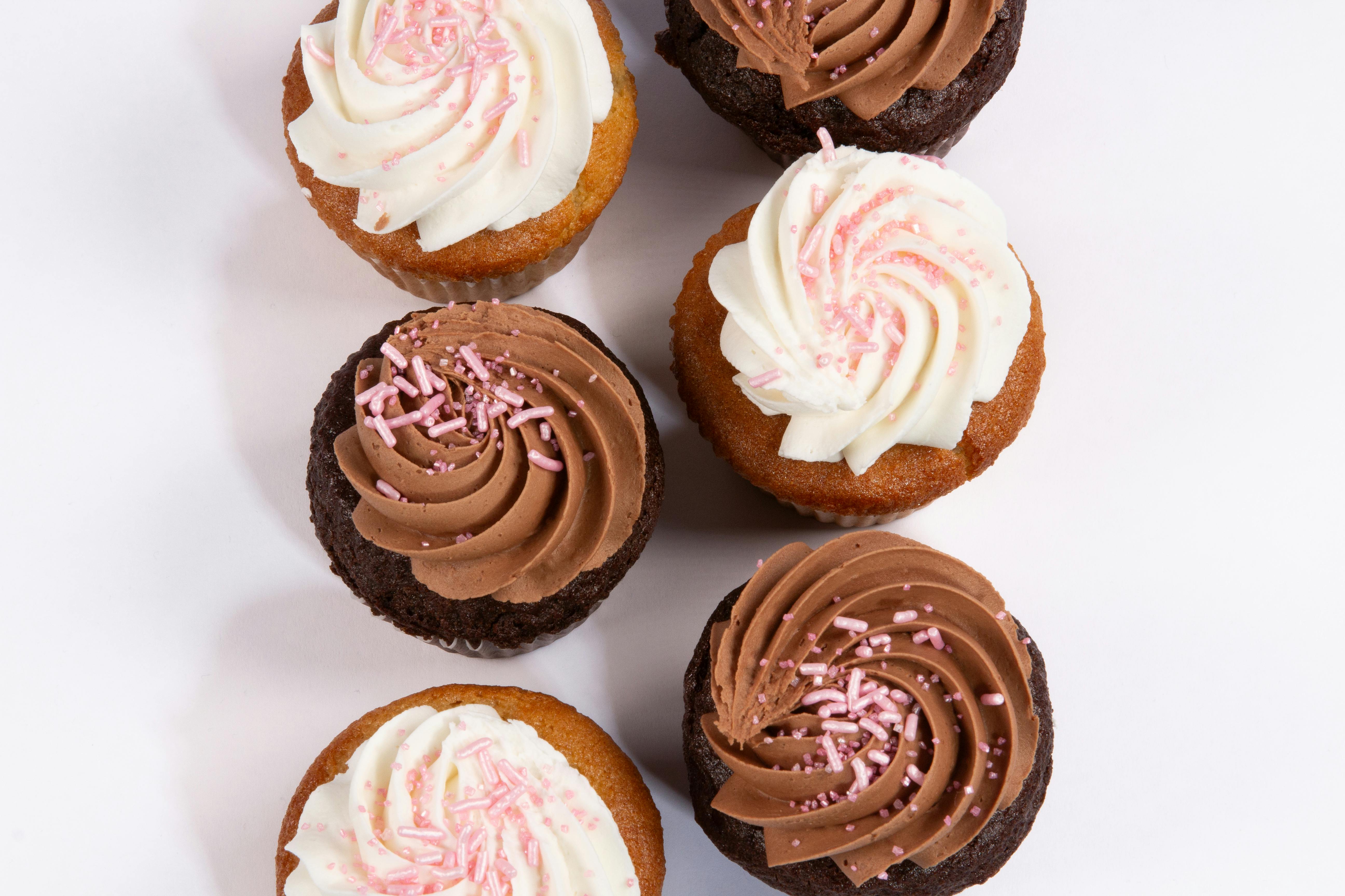 Vegan + Gluten Free Valentine's Day Cupcakes - 12 Pack by Erin McKenna's Bakery