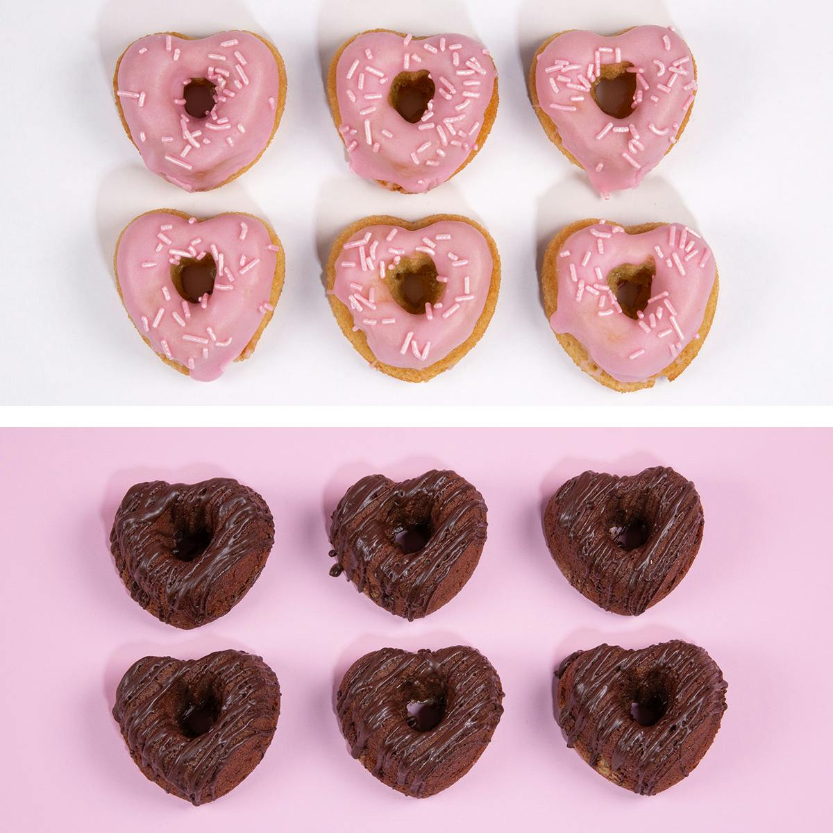 Vegan + Gluten Free Valentine's Day Donuts - 12 Pack by Erin McKenna's Bakery