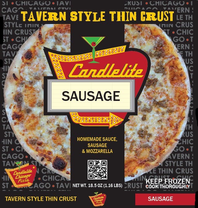 Sausage Pizza - 3 Pack by Candlelite Chicago Pizza - Alternate image 2
