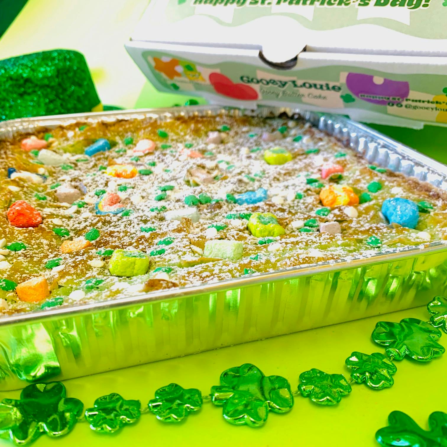 St. Patrick's Day Gooey Butter Cake - Choose Your Flavor by Gooey Louie® - Alternate image 2