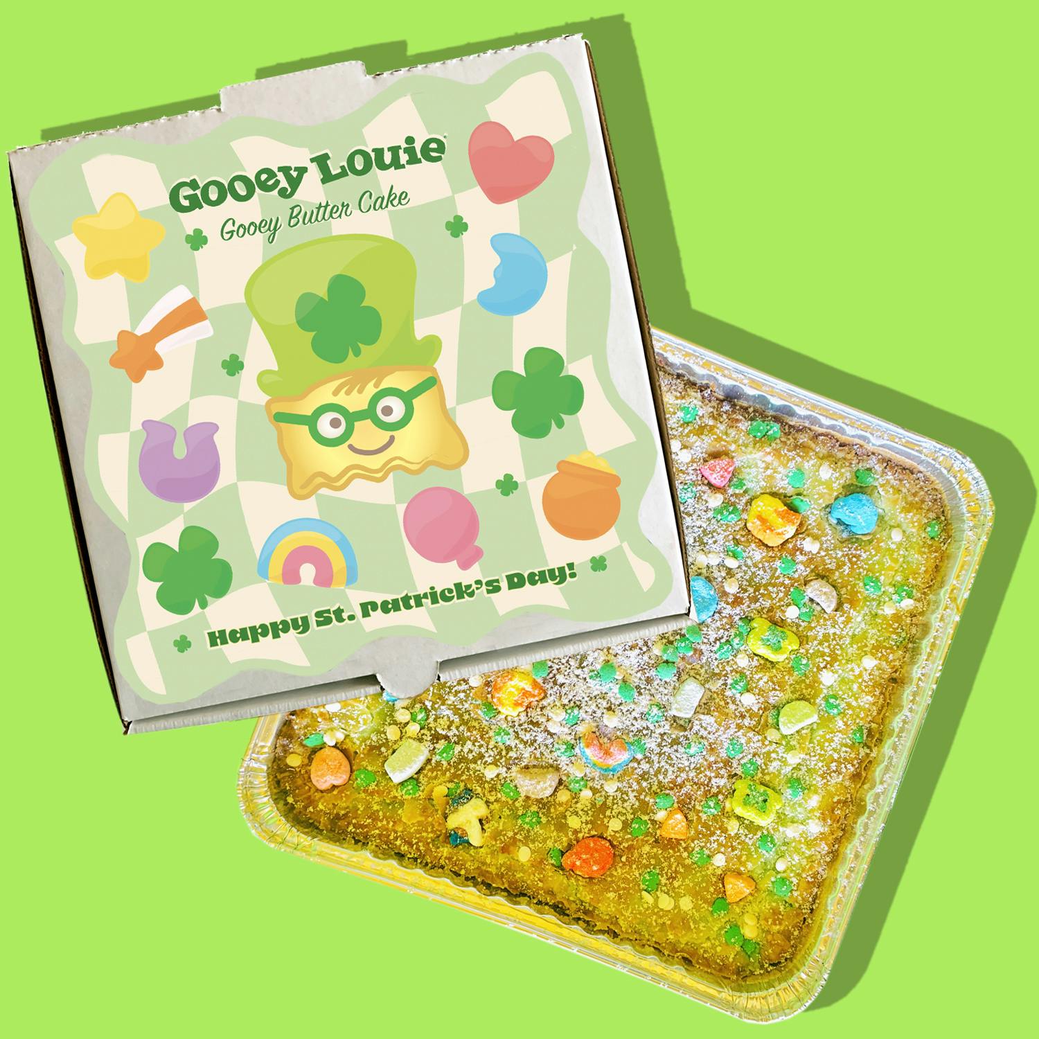 St. Patrick's Day Gooey Butter Cake - Choose Your Flavor by Gooey Louie® - Alternate image 1