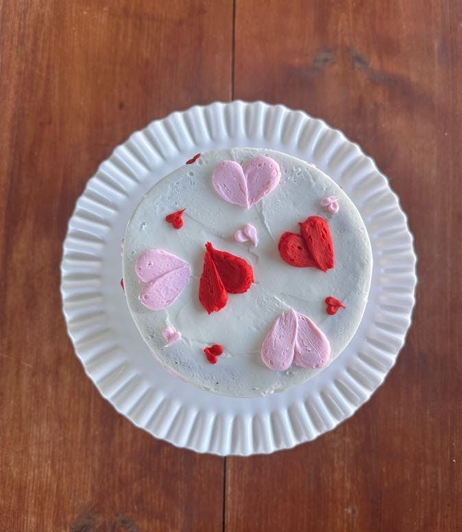 Valentine's Day Chocolate Heart Cake by Blue Owl Bakery - Alternate image 3