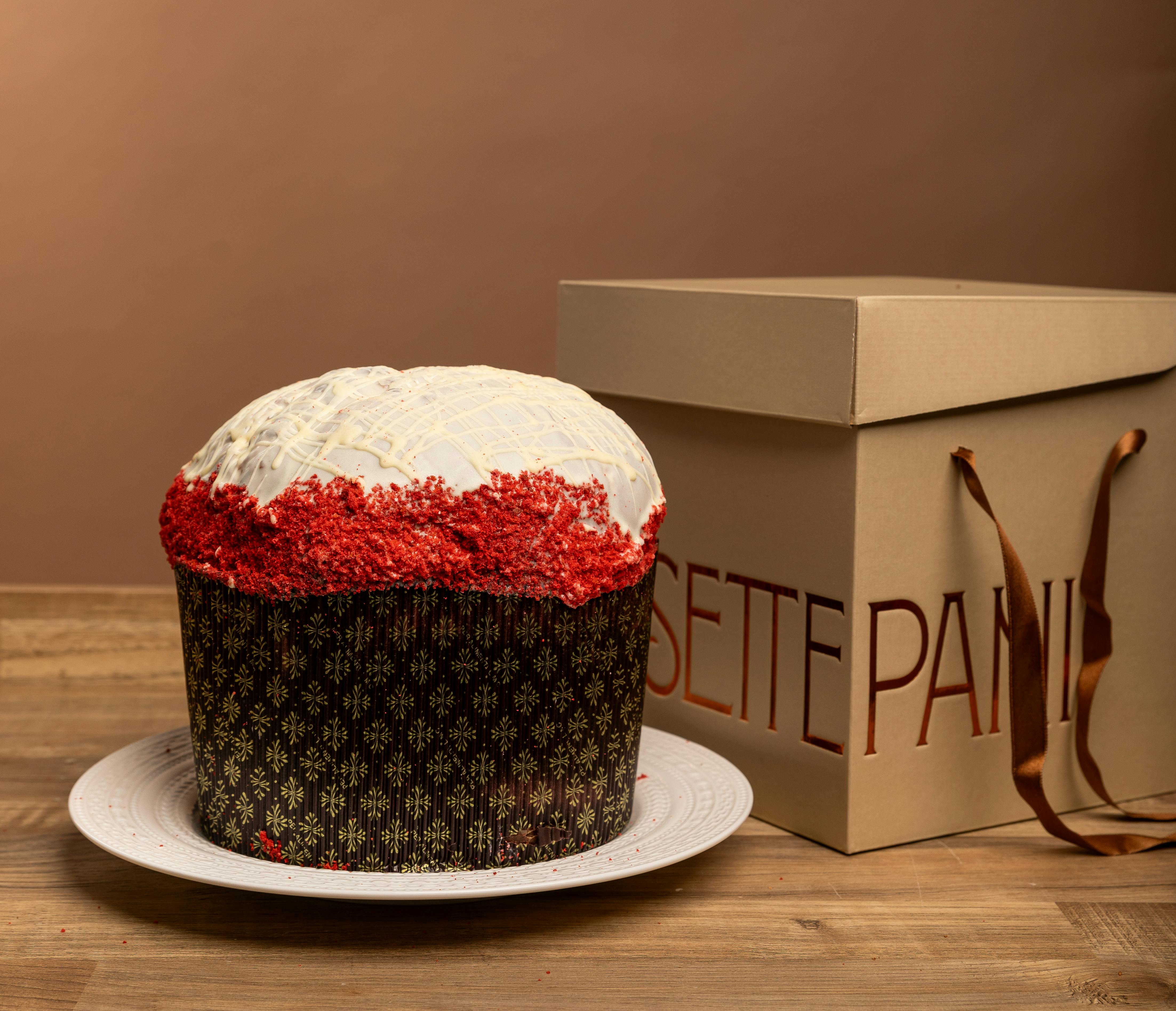 Valentine's Day Red Velvet Panettone by Settepani Restaurant & Bakery