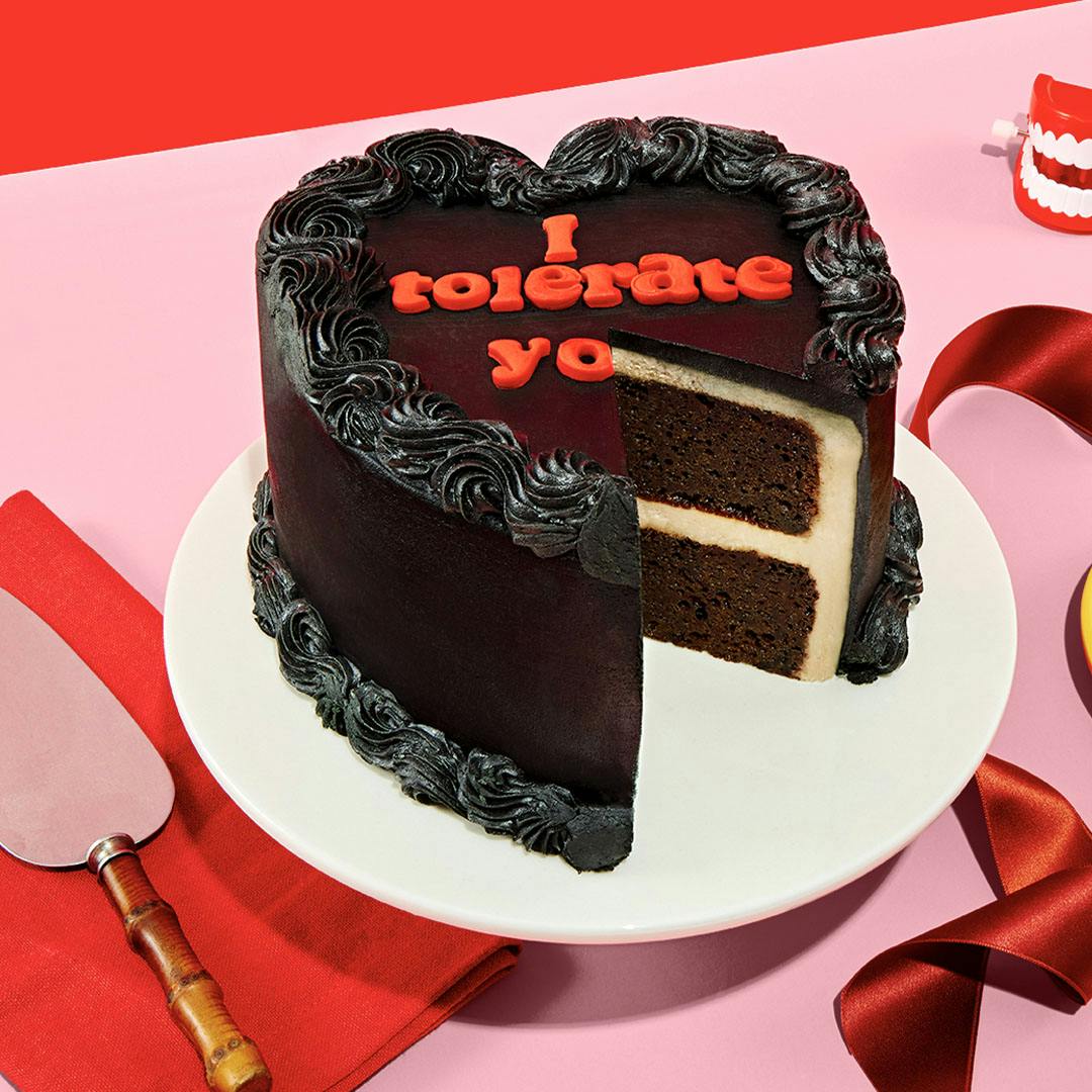 Valentine's Day Heart-Shaped Message Cake - Choose Your Own by Misha's Cupcakes - Alternate image 3