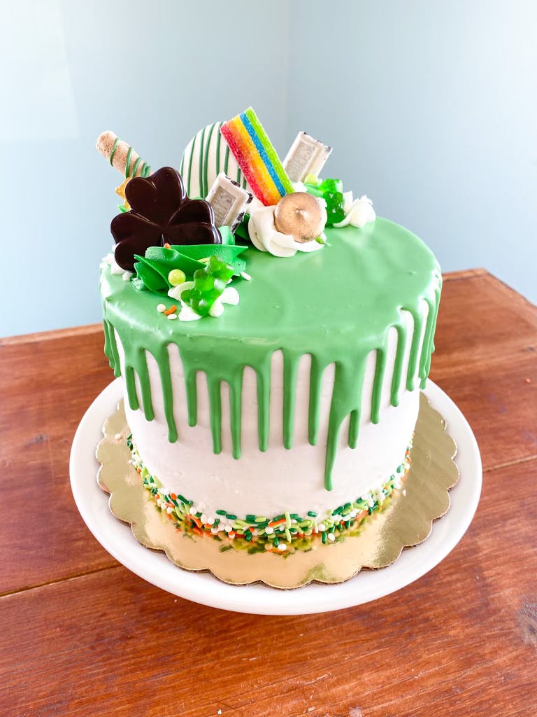 St. Patrick's Day Candy Cake by Blue Owl Bakery