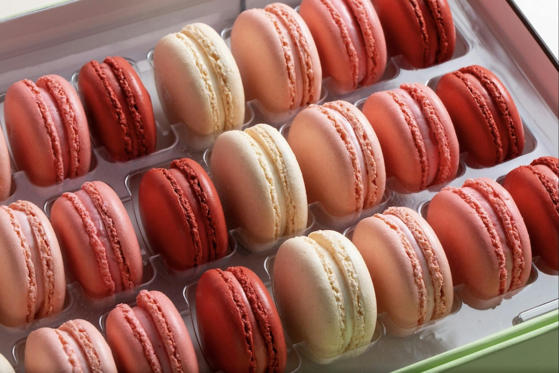 Valentine's Day Traditional Macarons - 24 Piece Gift Box by Bouchon Bakery