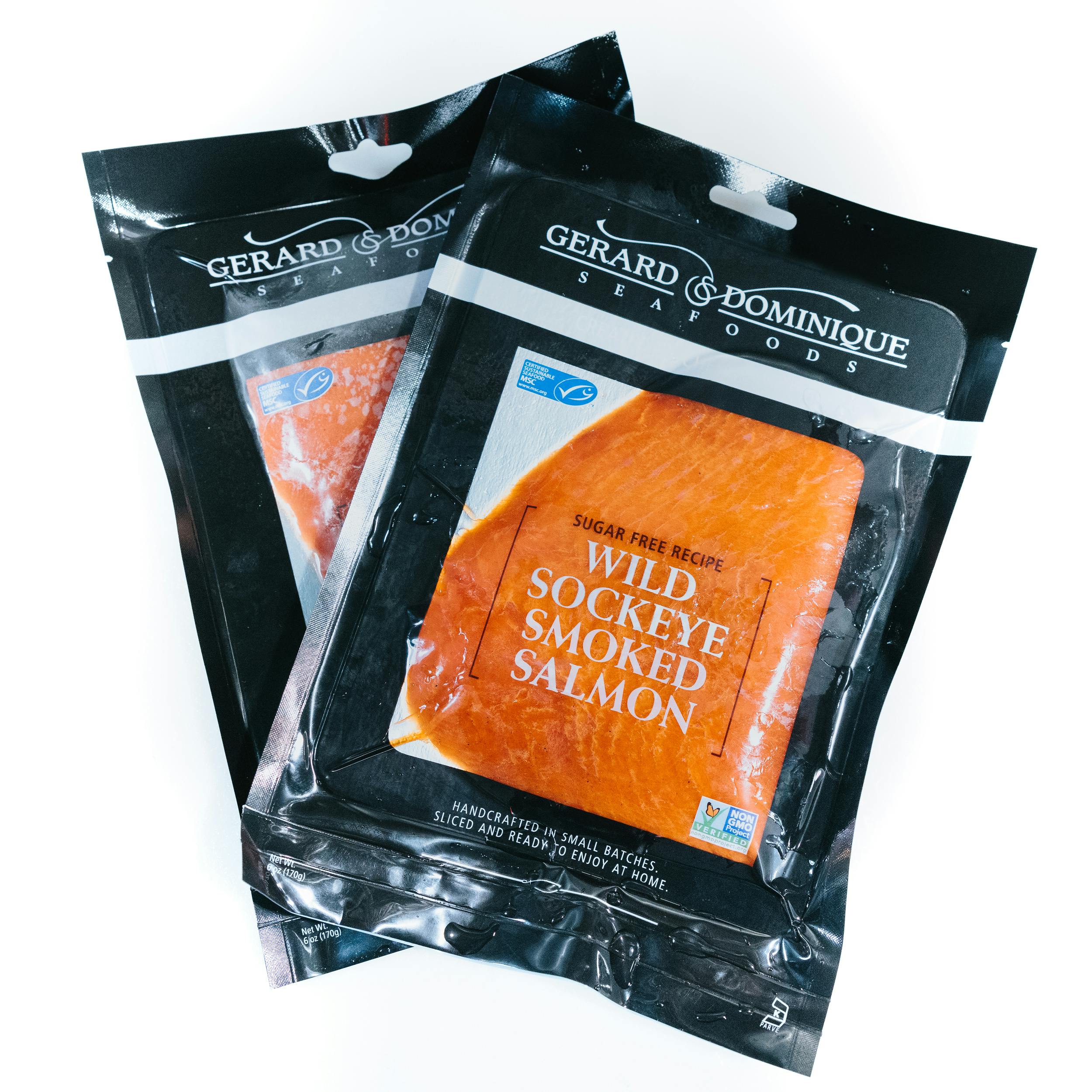 Lox - Sockeye Salmon, Wild, Sliced, 6 oz by Pike Place Fish Market - Alternate image 1