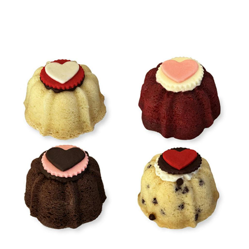 Valentine Petite Jane Pound Cake - 4 Pack by Janie's Cakes - Alternate image 1