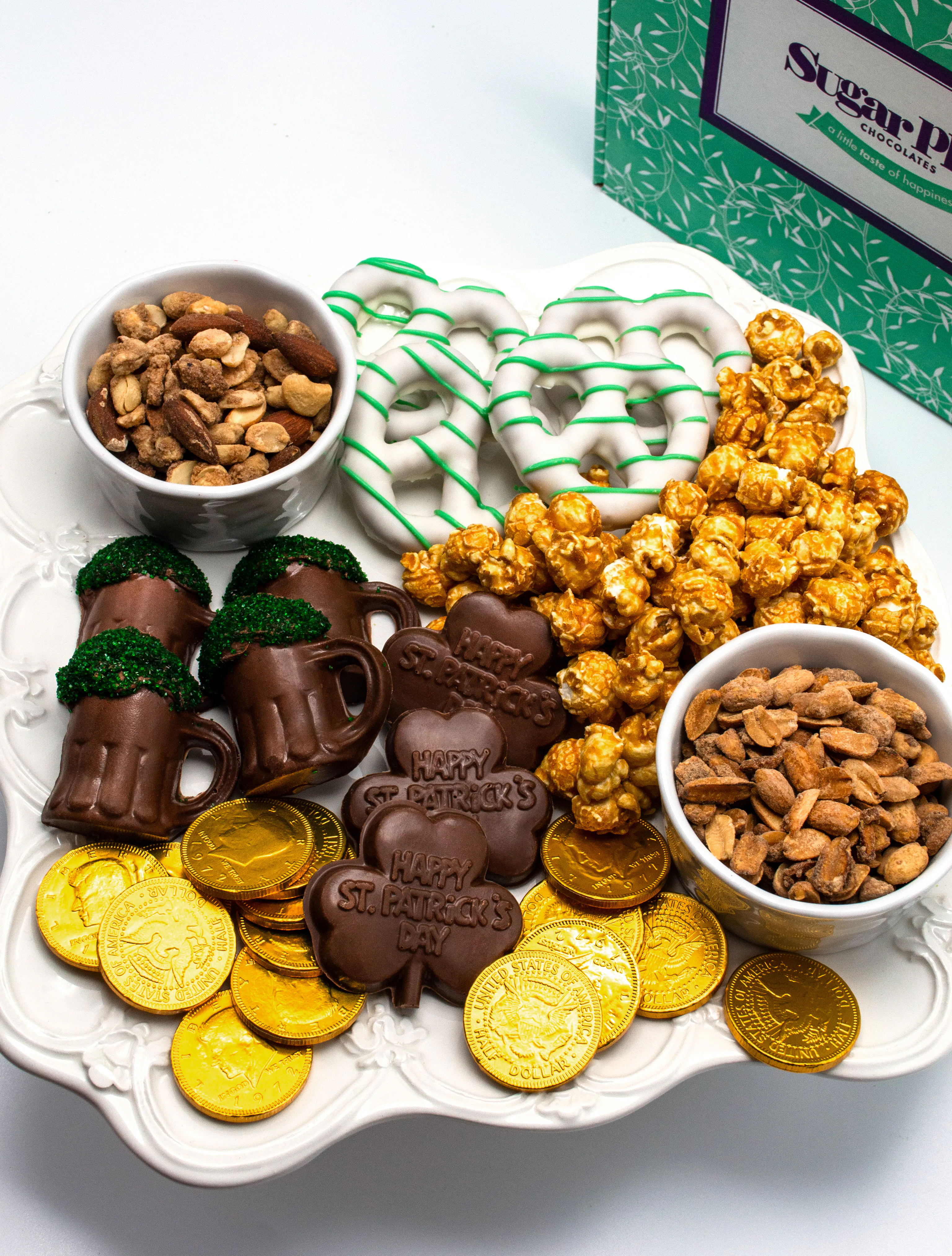 St Patrick's Day Snack Box by Sugar Plum