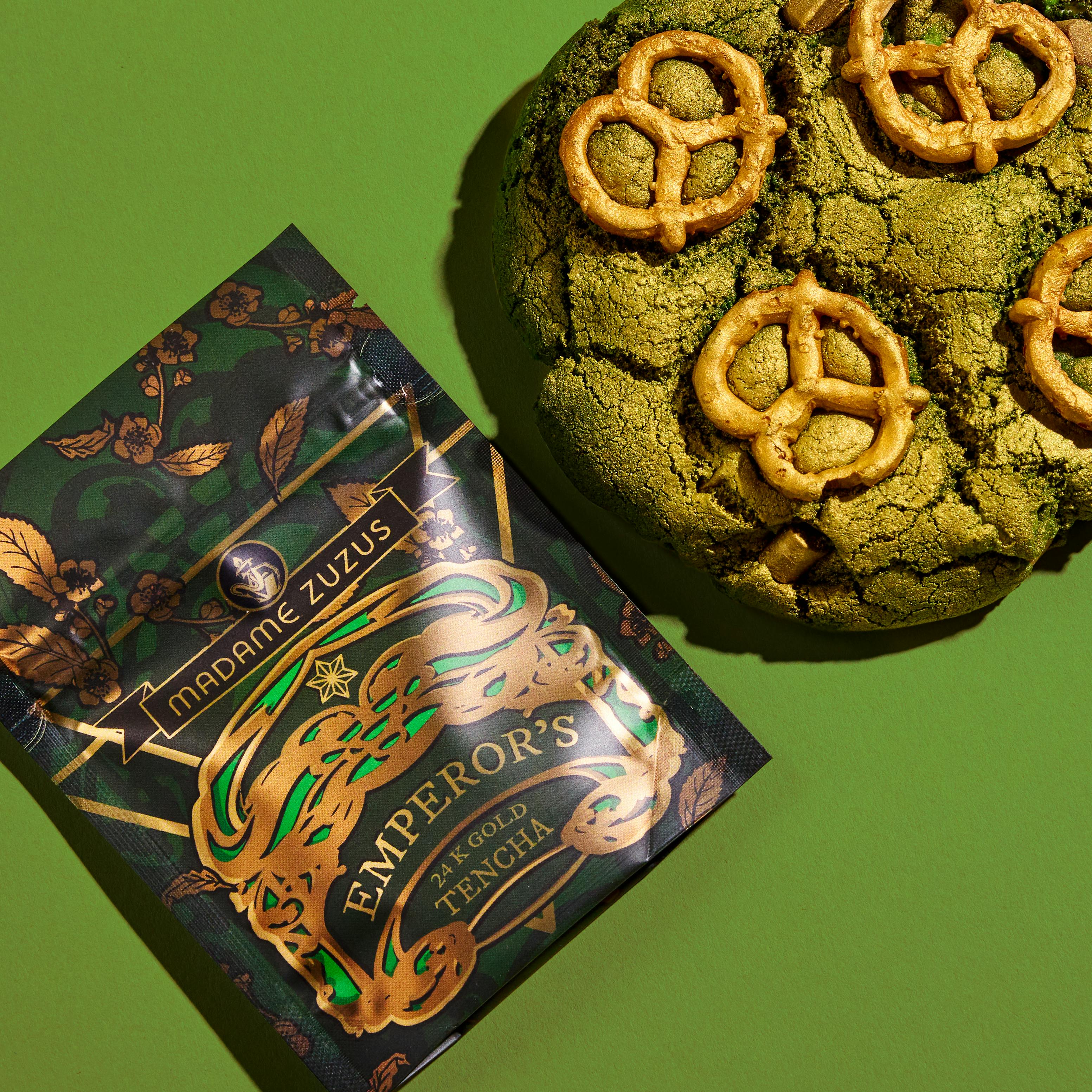 St. Patrick's Tea Sampler + Vegan Kitchen Sink Cookies by Madame ZuZu's Emporium - Alternate image 1