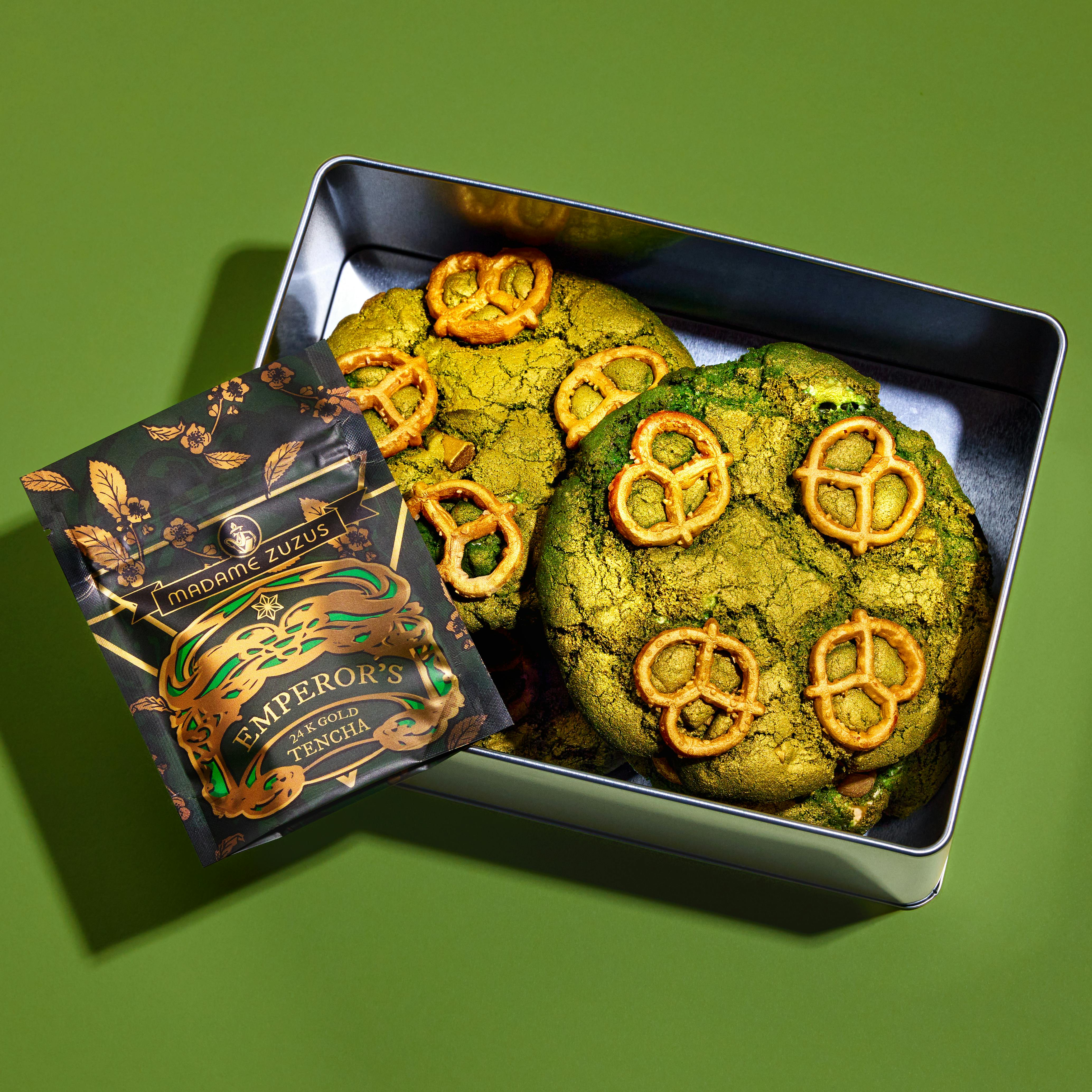 St. Patrick's Tea Sampler + Vegan Kitchen Sink Cookies by Madame ZuZu's Emporium - Alternate image 2