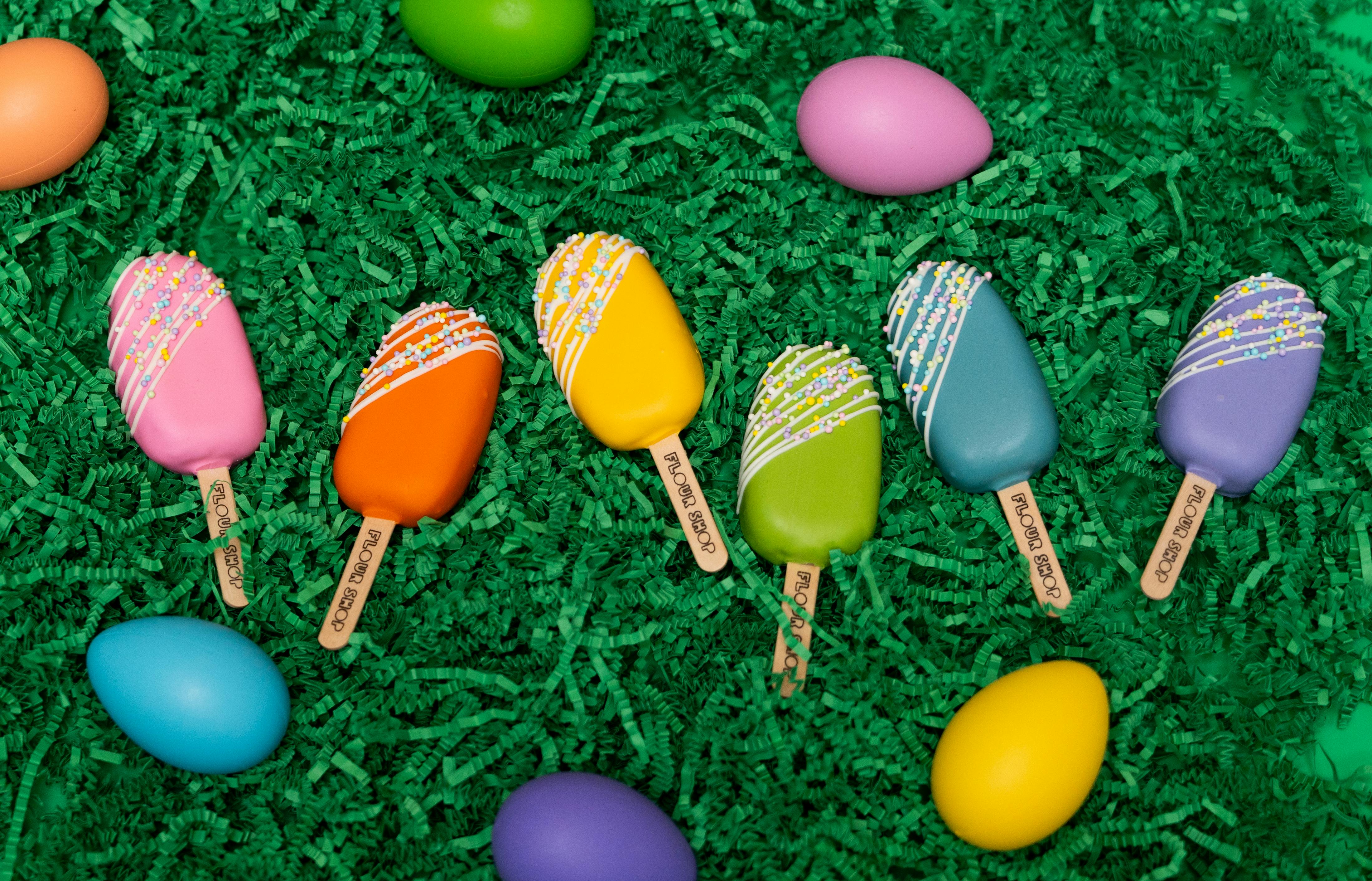 Easter Cakesicles by Flour Shop