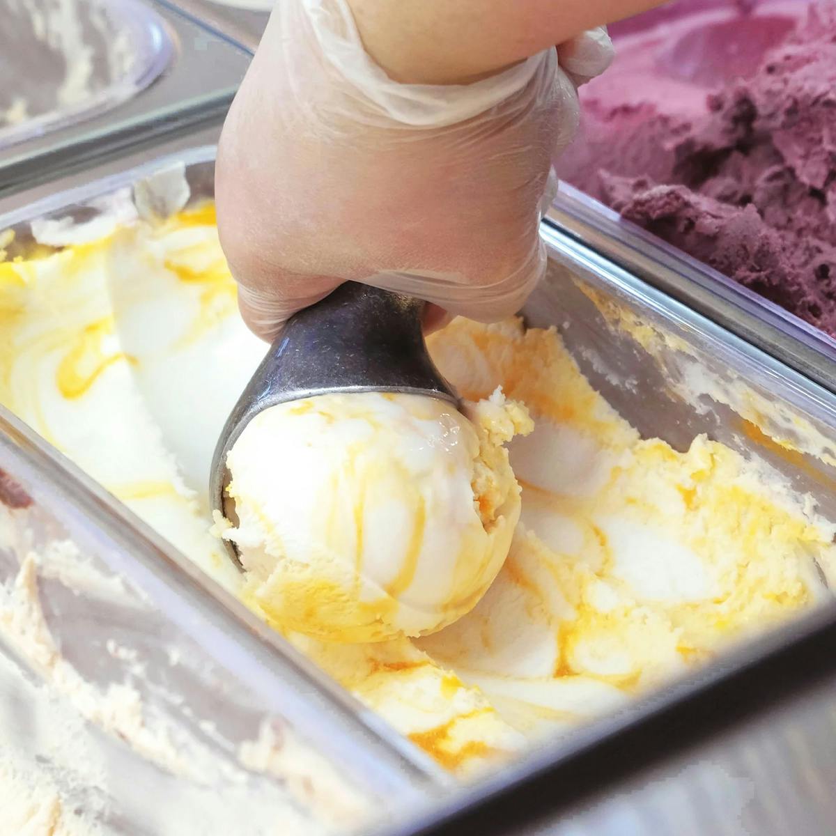 Vegan Sticky Rice & Mango Ice Cream - 4 Pints by Wanderlust Creamery