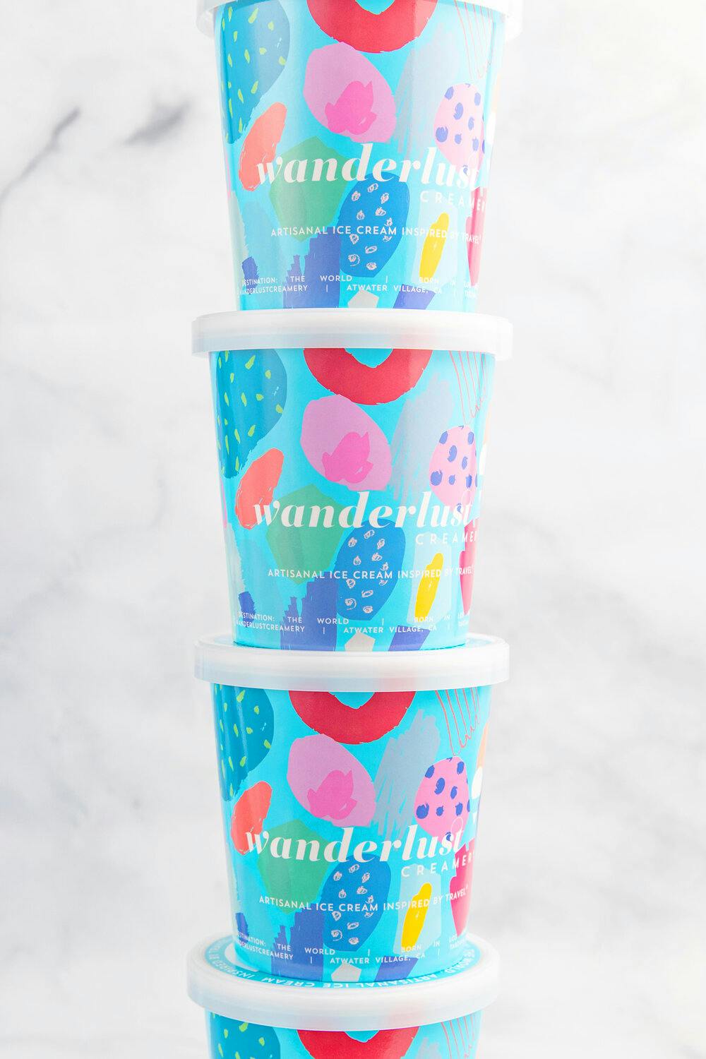 Kinder Ice Cream - 4 Pints by Wanderlust Creamery - Alternate image 1