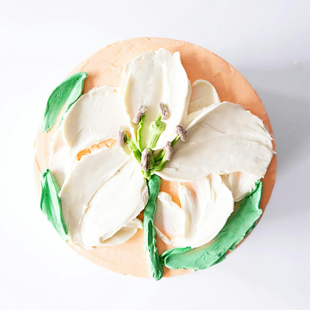 Floral Decorated Carrot Cake by Miri Nadler Cakes