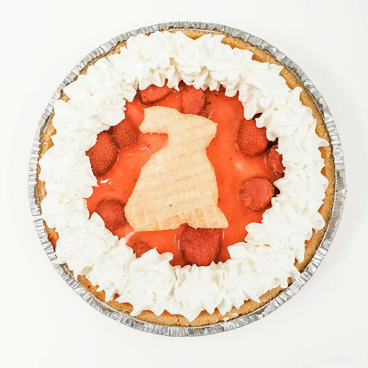 Easter Bunny Strawberry Ice Cream Pie by Bridgeman's Ice Cream