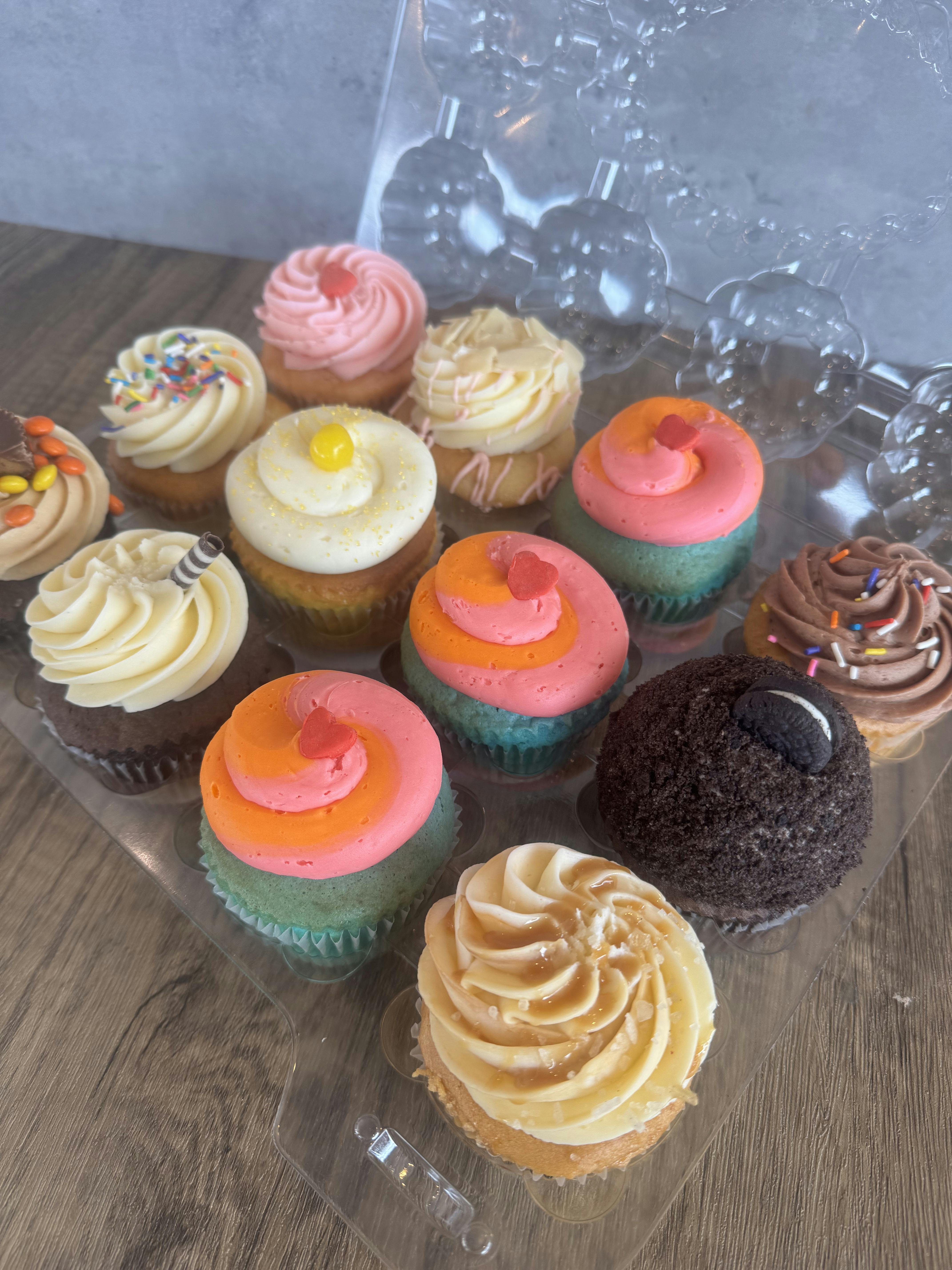 "Say You'll Remember Me" Assorted Cupcake Dozen by Nadia Cakes - Alternate image 2