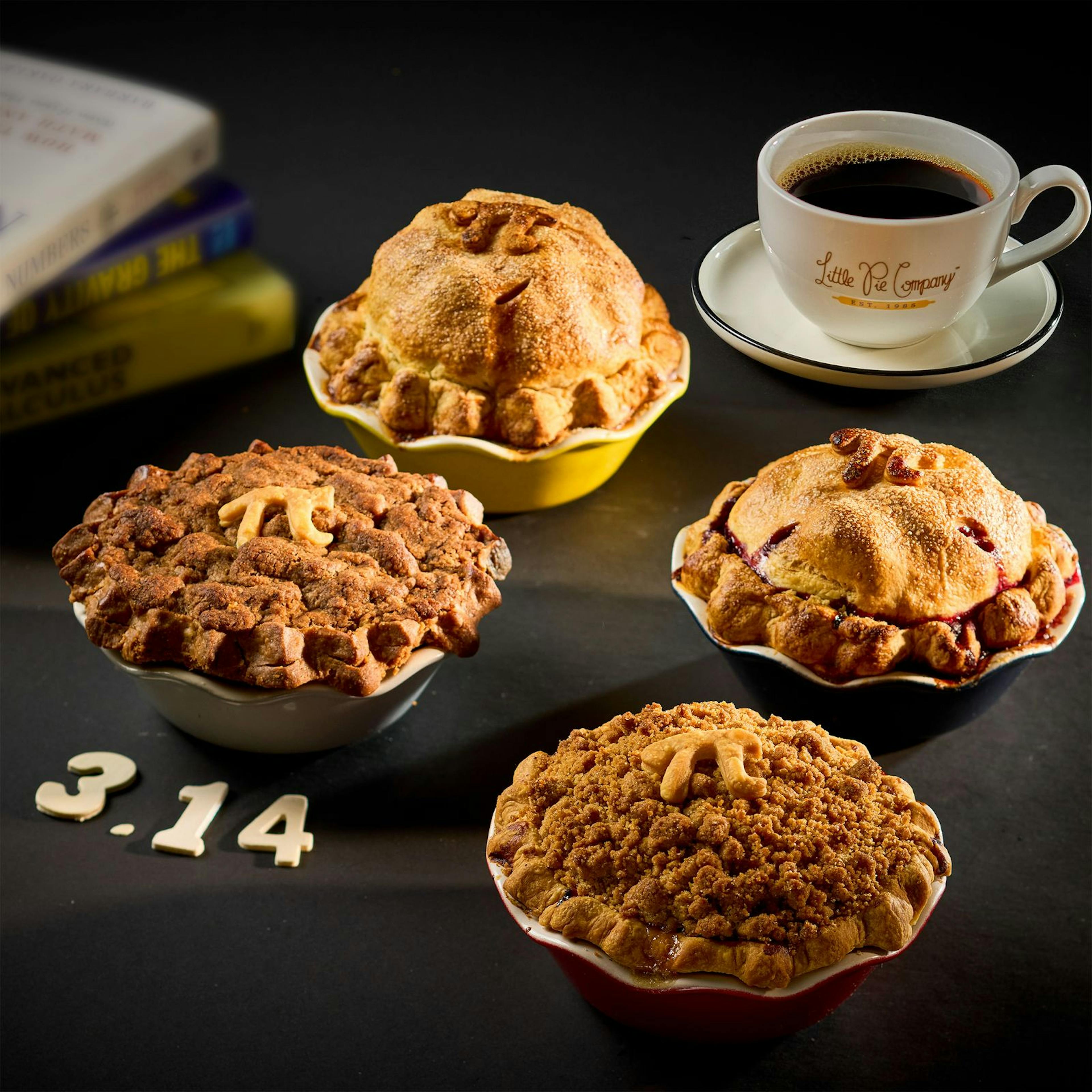 Pi Day Apple Pie Sampler - 4 Pack by Little Pie Company