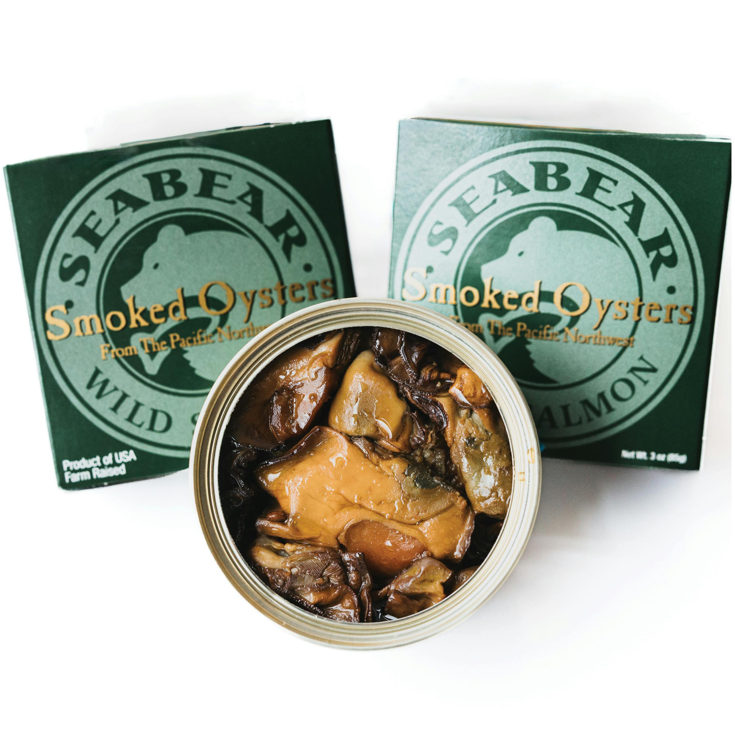 Smoked Pacific Oysters, Tinned, Ready To Eat, 3 oz by Pike Place Fish Market