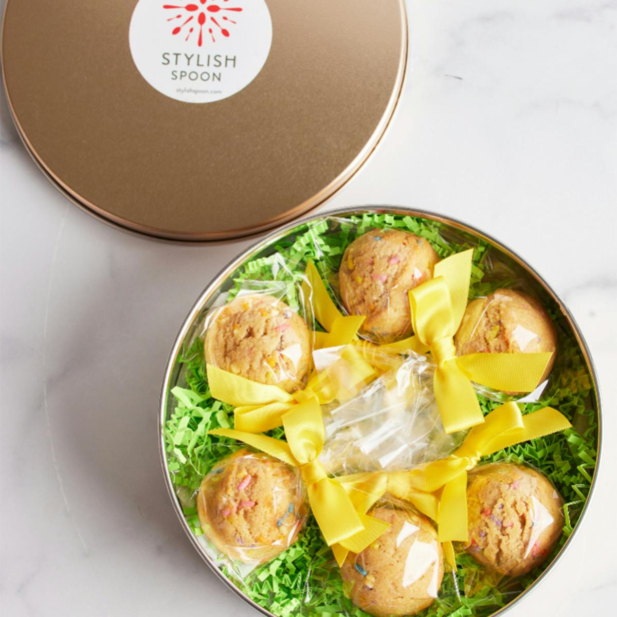 Gluten Free Vegan Easter Cookie Gift Tin Pack by Stylish