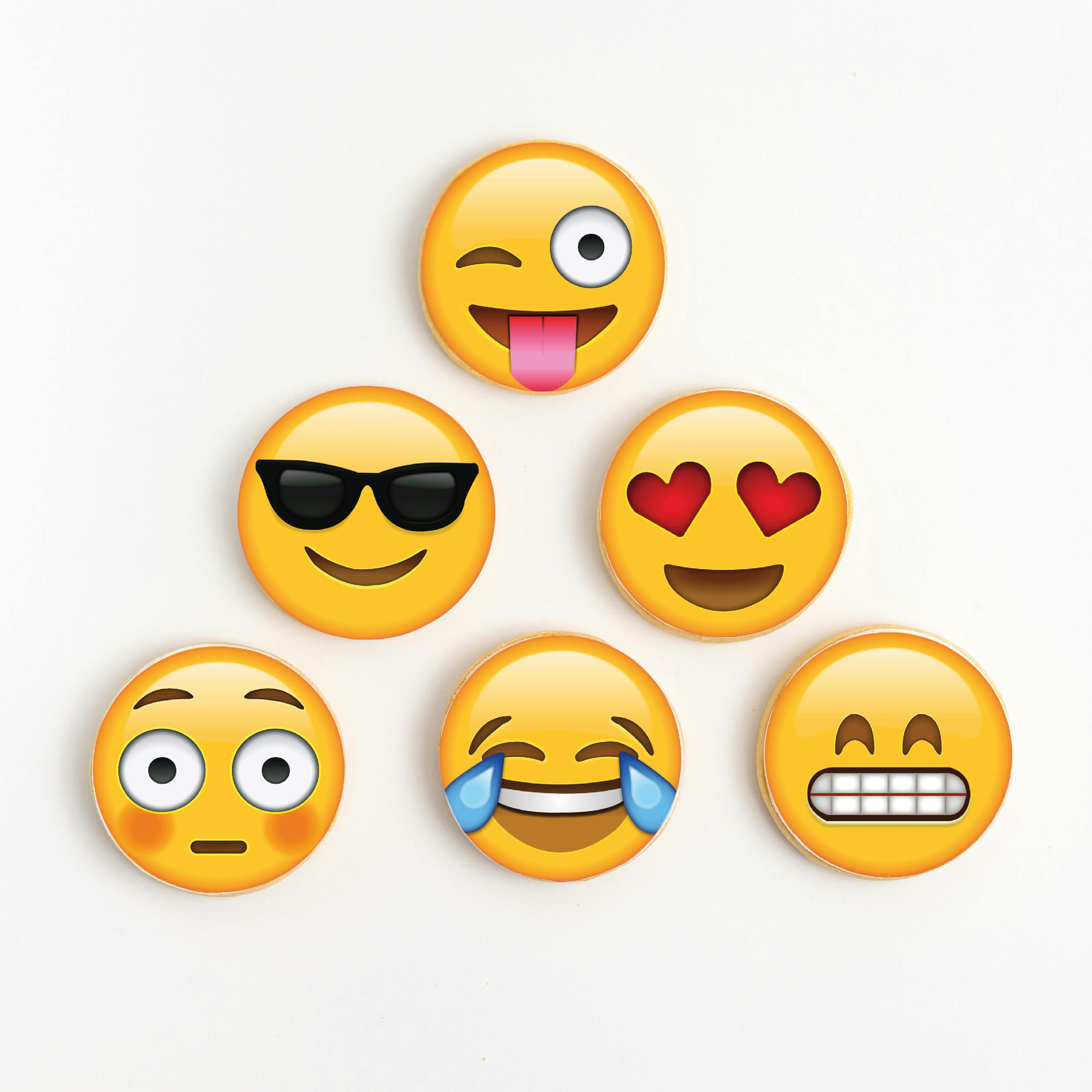 Emoji Shortbread Cookies by Sweet E's Bake Shop - Alternate image 4