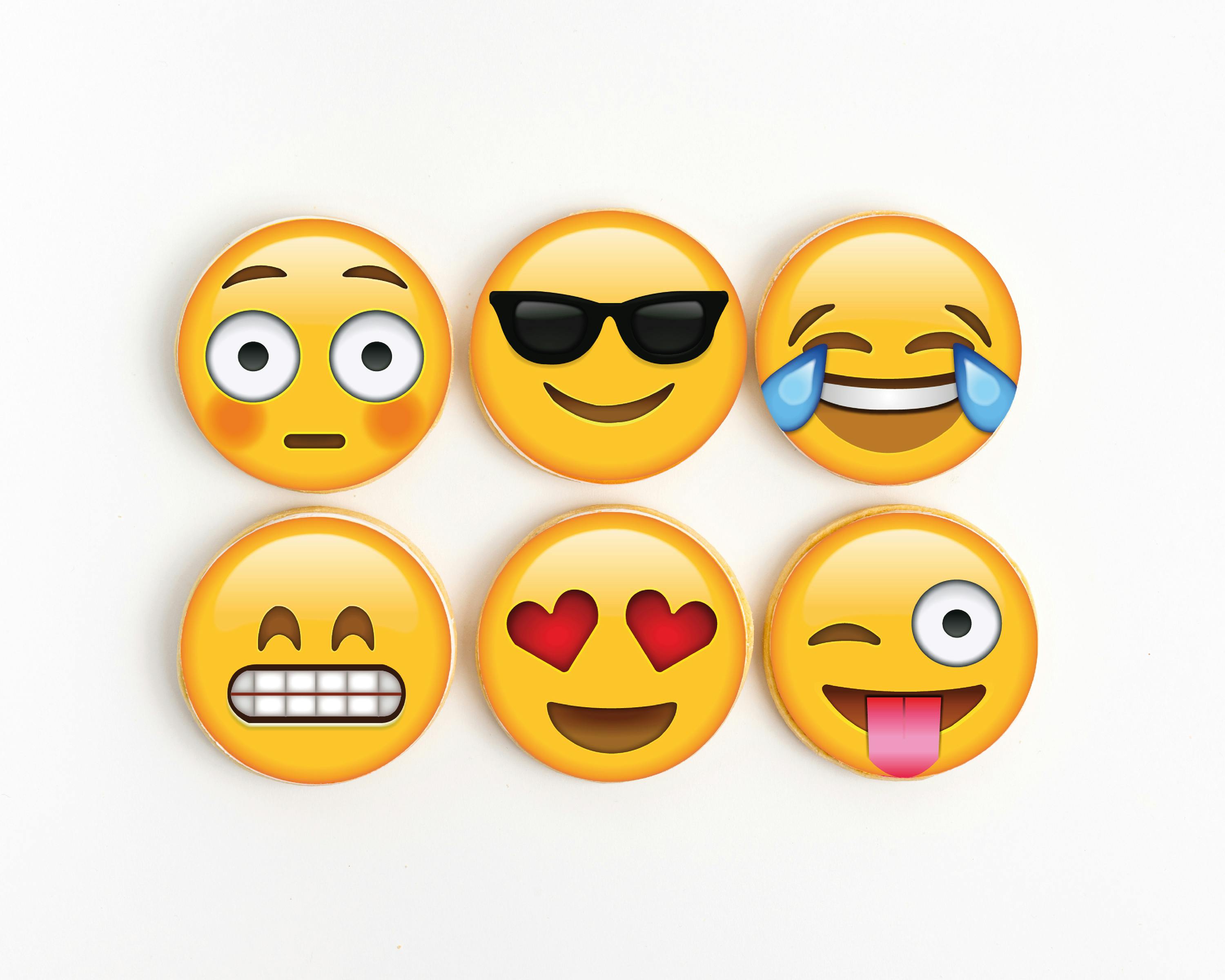 Emoji Shortbread Cookies by Sweet E's Bake Shop - Alternate image 2