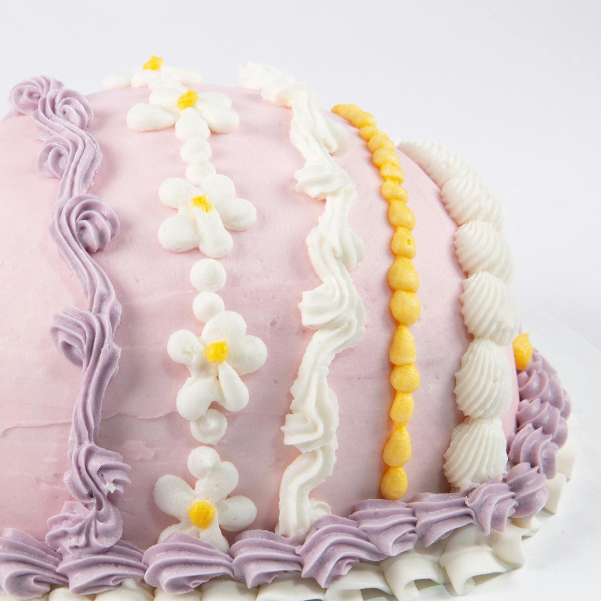 Vegan + Gluten Free Vintage Easter Egg-Shaped Cake by Erin McKenna's Bakery - Alternate image 2