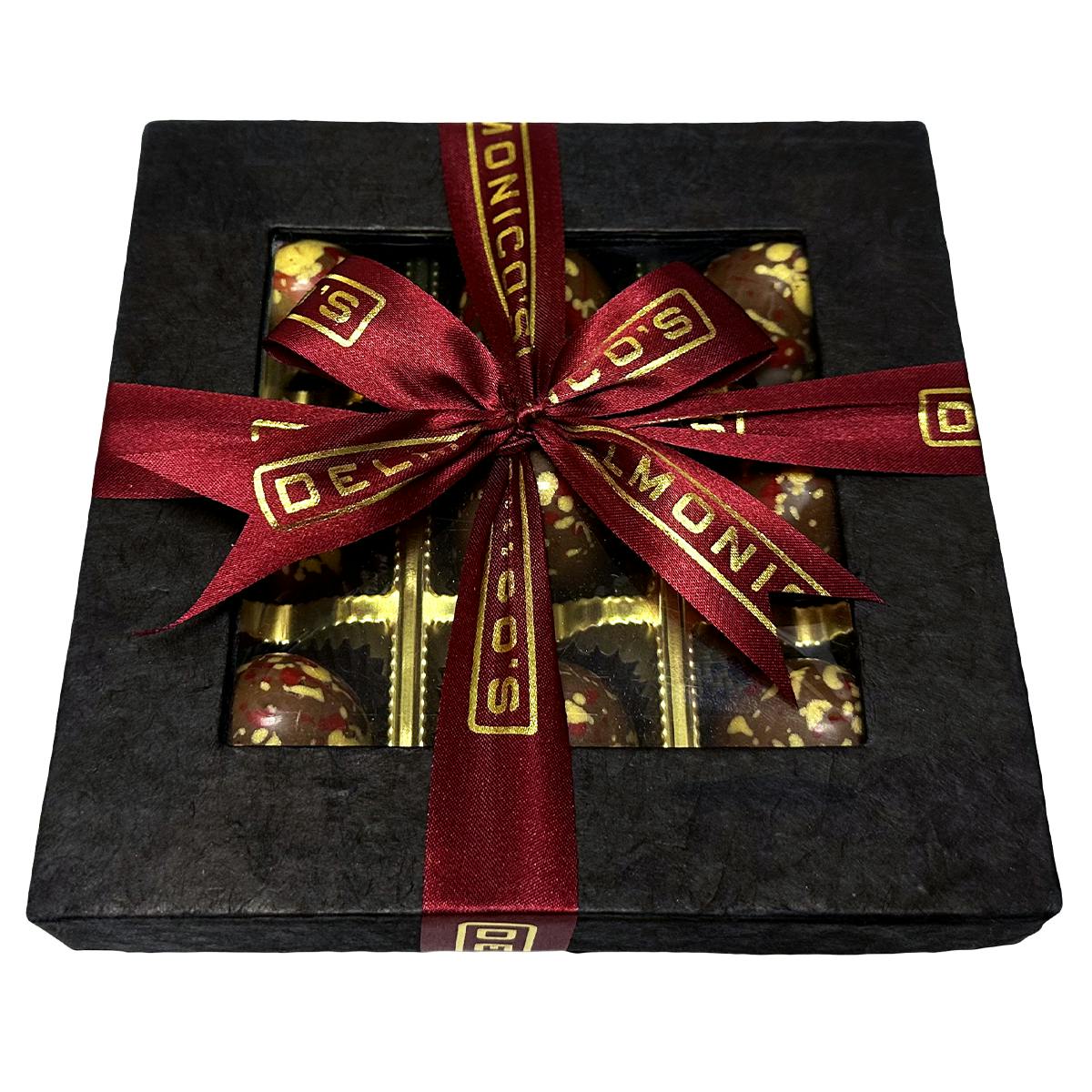 Marlene Dietrich's Cherry Cordial Truffles Gift Box - 9 Piece by Knipschildt Chocolatier - Alternate image 1