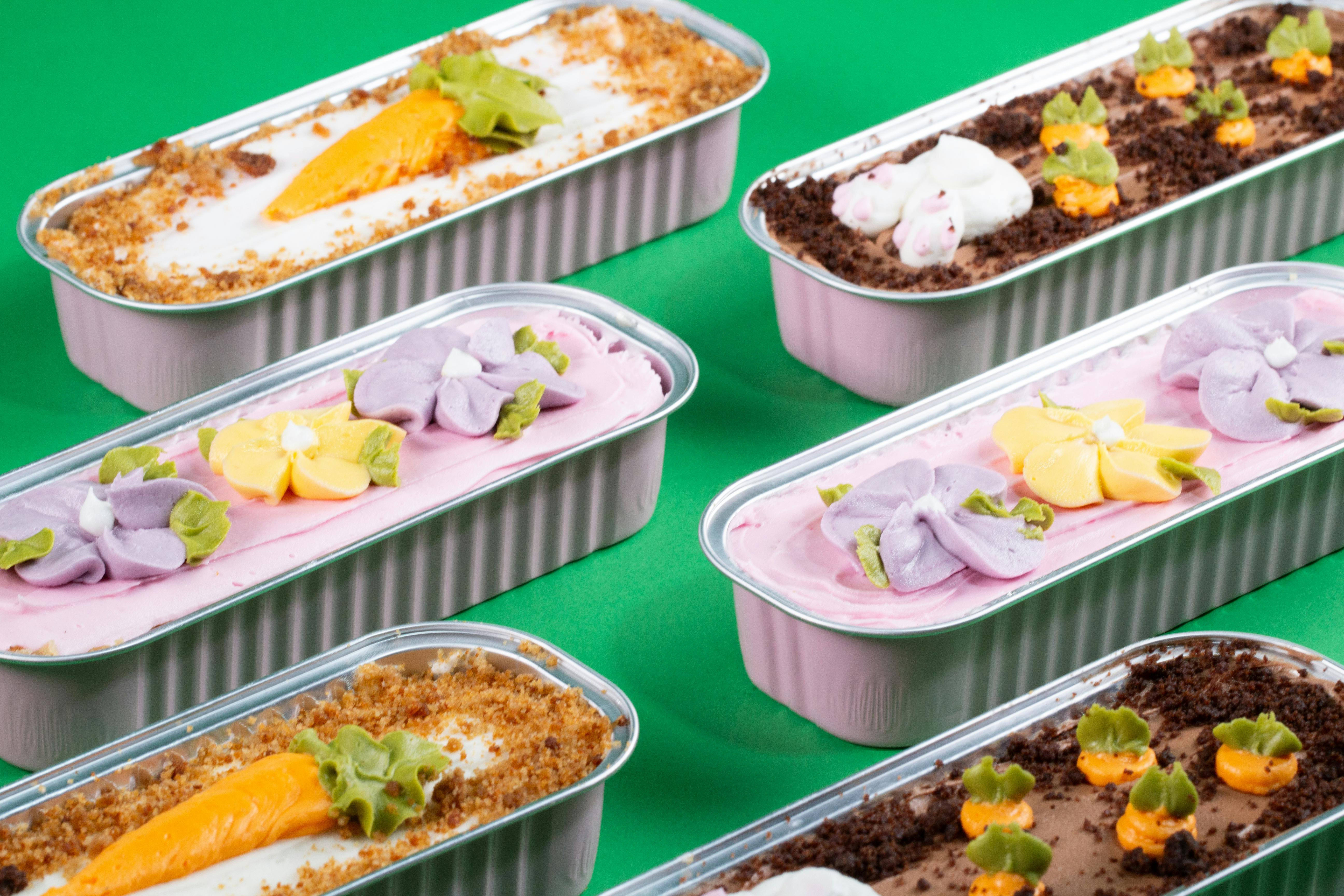 Vegan + Gluten Free Easter "Cake Flight" Gift Tins - 3 Pack by Erin McKenna's Bakery