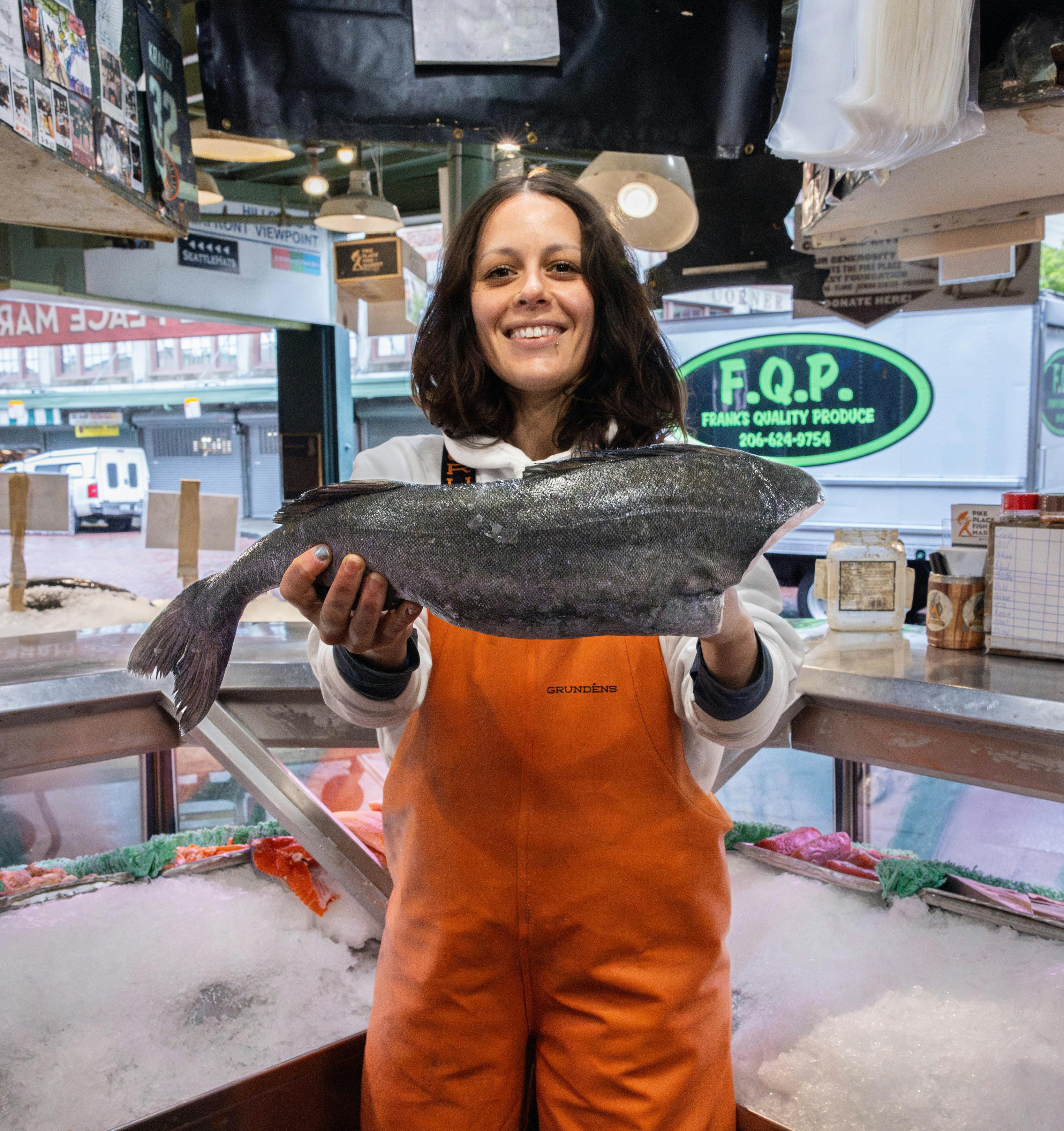 Black Cod (Sable Fish) - Whole Fish, Wild, USA, 4lbs by Pike Place Fish Market