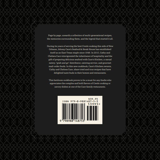 Johnny Cace's Cace Family Cookbook by Johnny Cace's - Alternate image 1