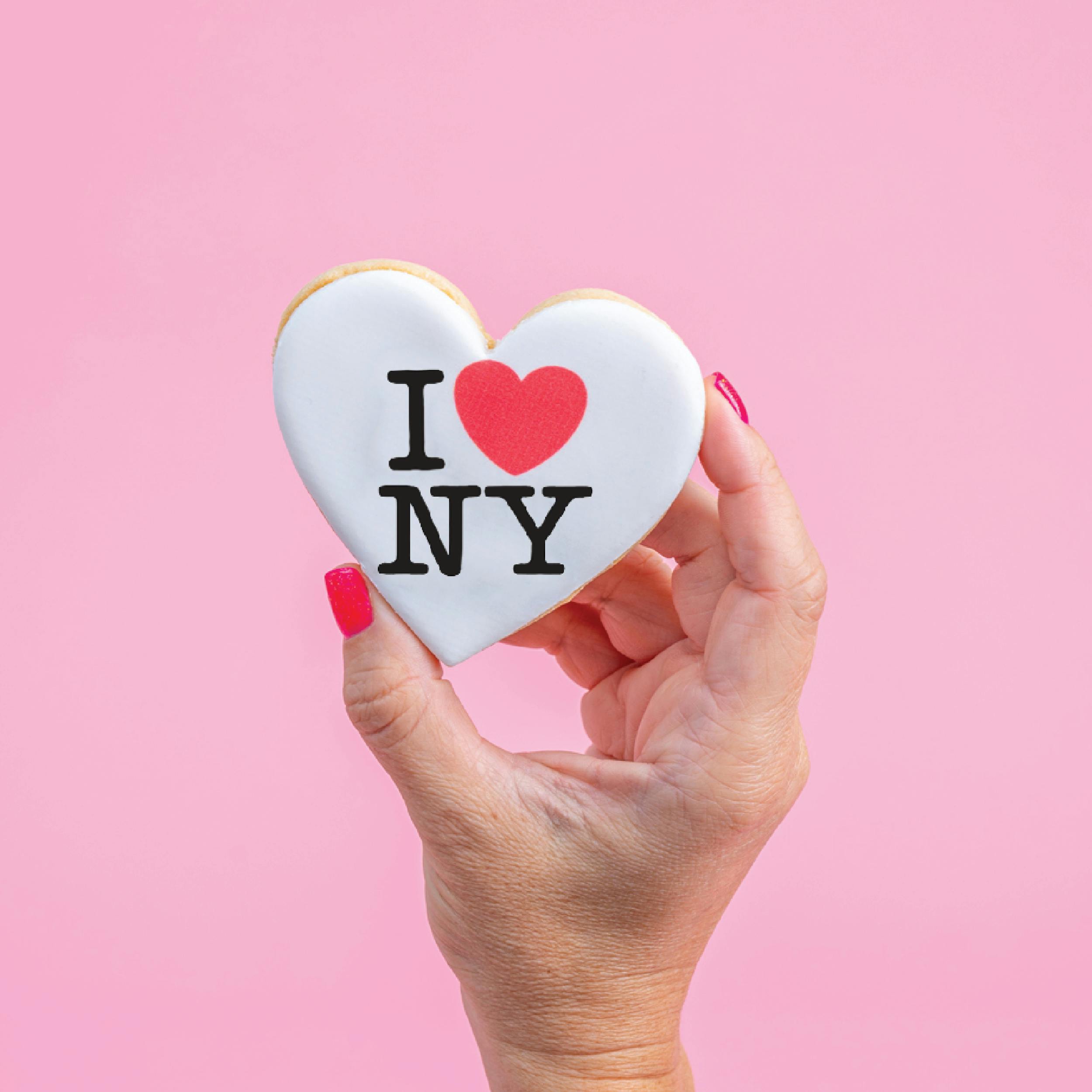 "I Love NY" Shortbread Cookies by Sweet E's Bake Shop