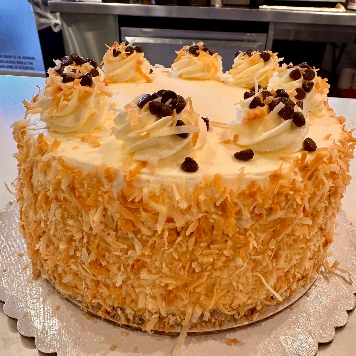 Passover Macaroon Cheesecake - 8" by Kenny & Ziggy's Delicatessen