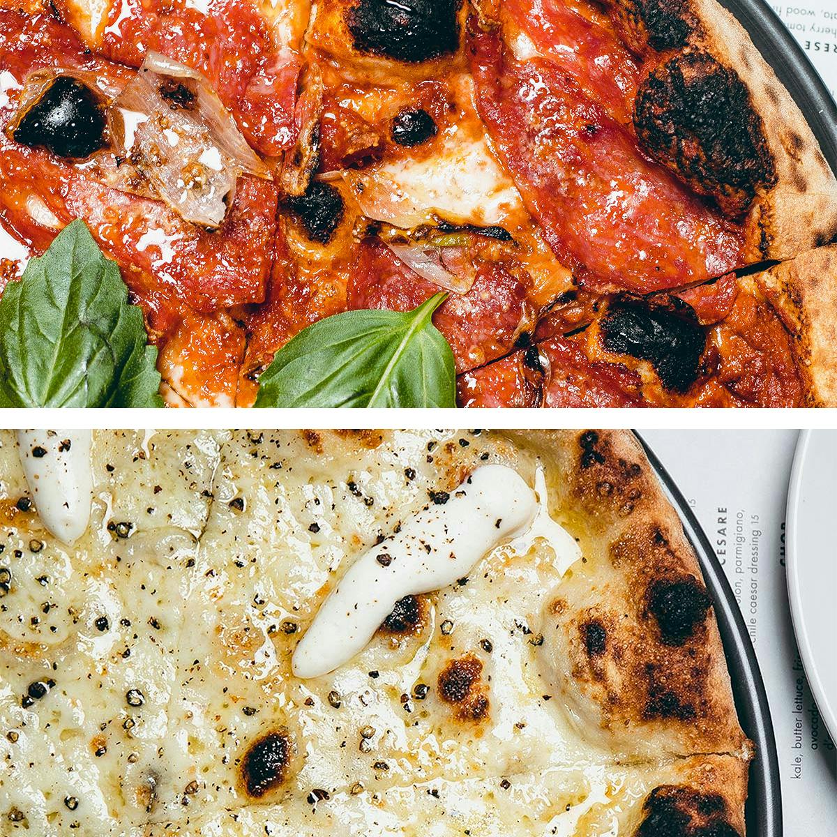 Diavola + Angelica Cacio e Pepe Neapolitan Pizza - 4 Pack by Pizzana