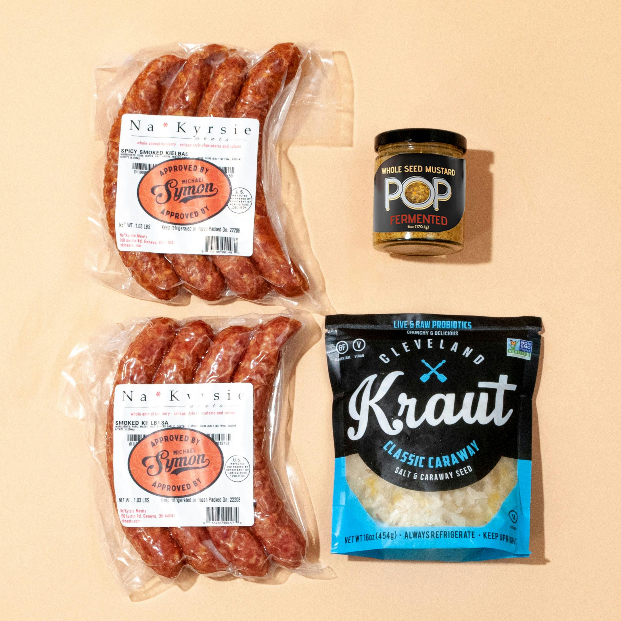 Classic Kielbasa Kit - 8 Pack by Chef Michael Symon - Alternate image 1