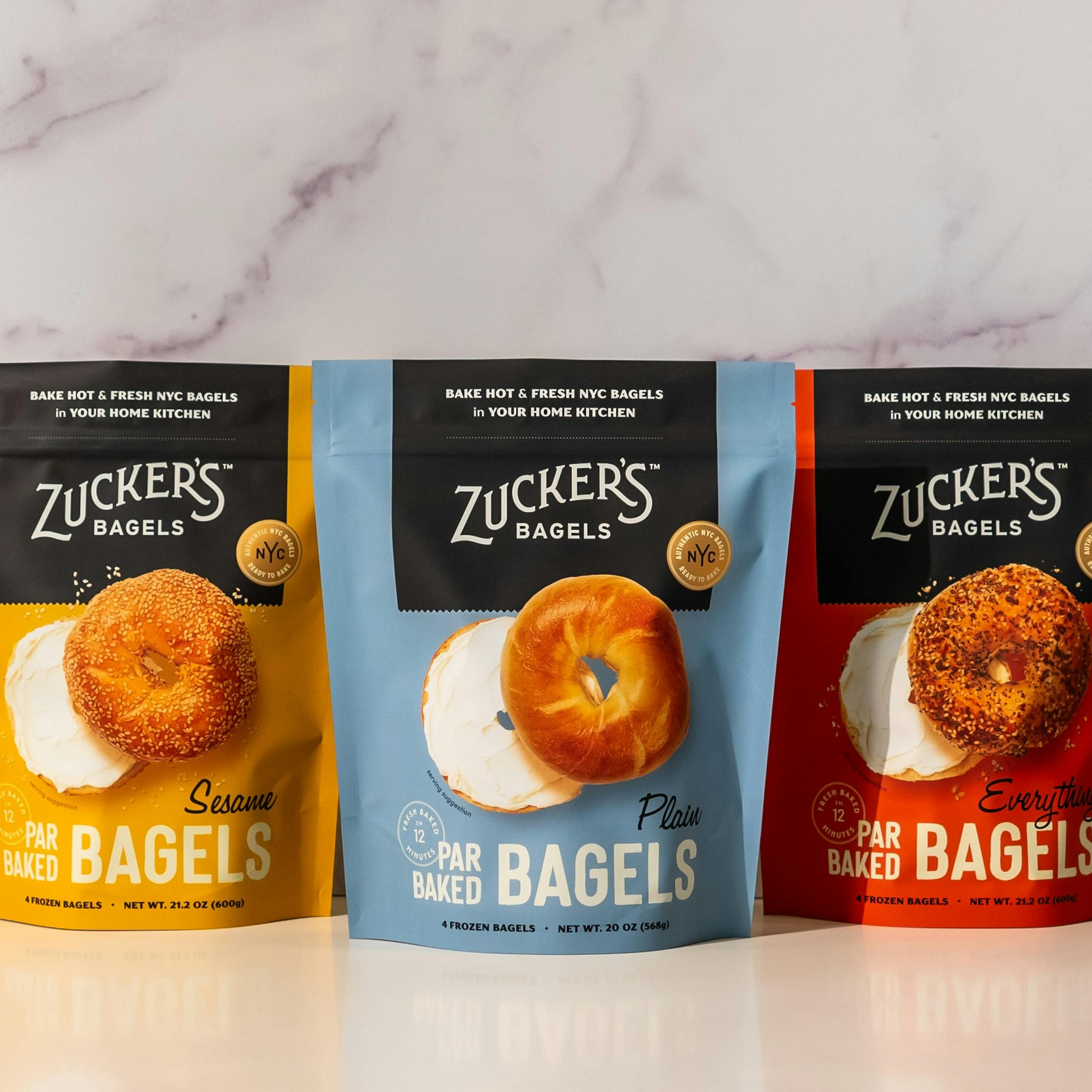 "ParZ" Par-Baked Bagel Dozen + 4 FREE Bagels by Zucker's Bagels and Smoked Fish