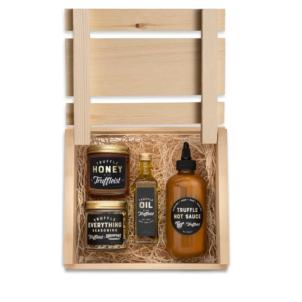 Truffle Collection Wooden Gift Set by The Truffleist | Goldbelly