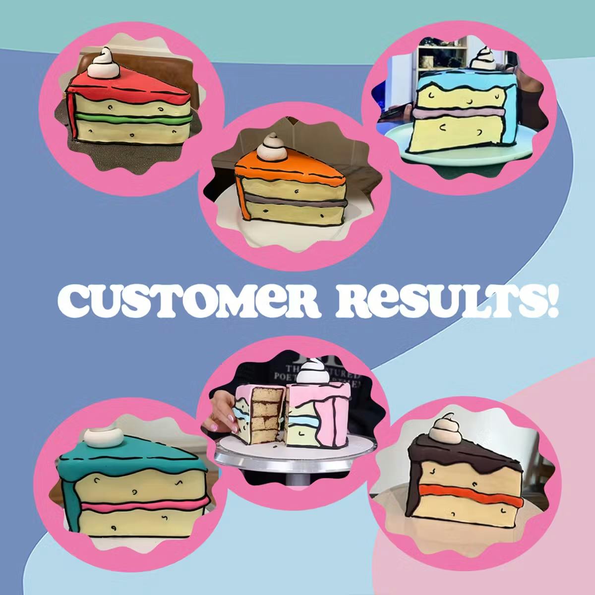 Realistic DIY Cake Kit + Video Tutorial Best Seller - 2 Pack by JonnyCakes - Alternate image 6