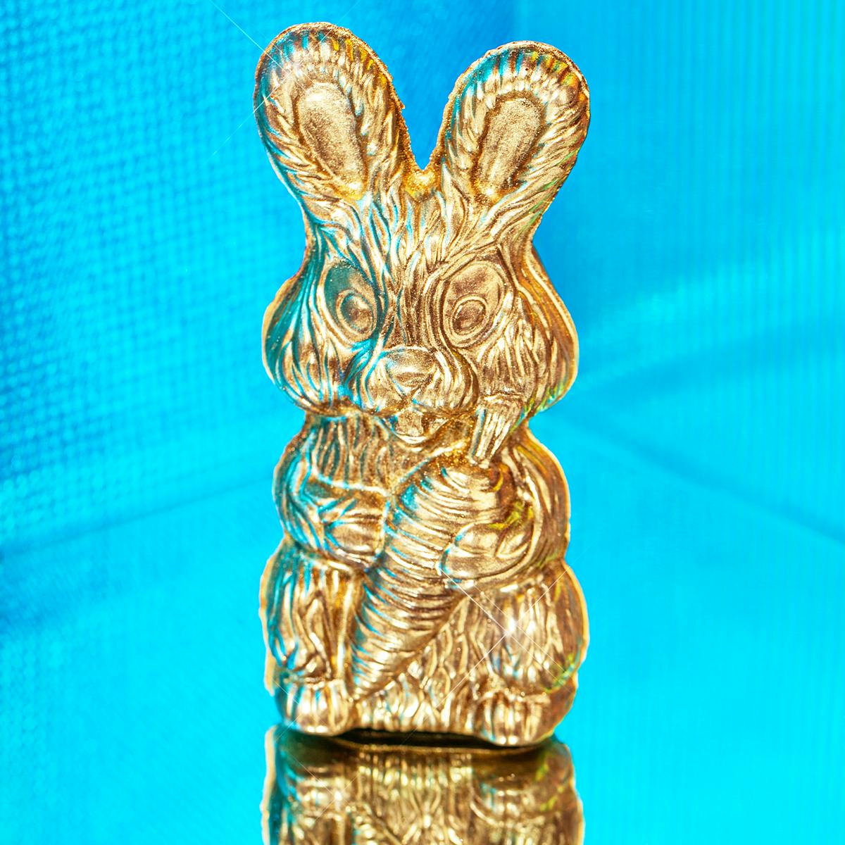 24 Karat Carrot Chocolate Easter Bunny by Compartés Chocolates - Alternate image 1