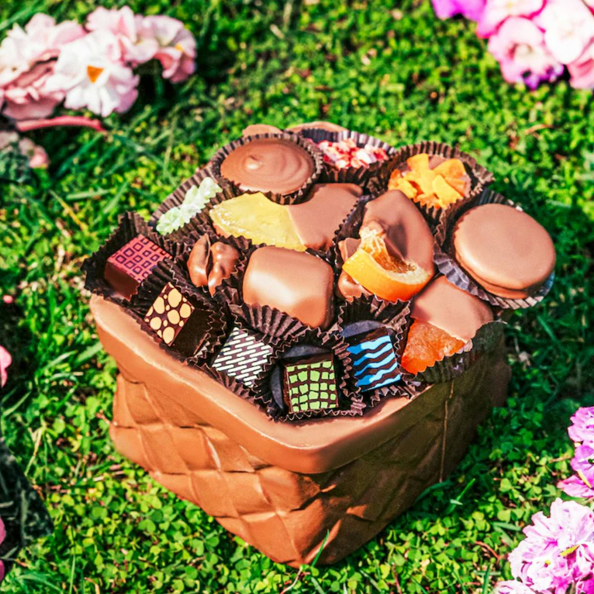 Chocolate Covered Gift Basket by Compartés Chocolates