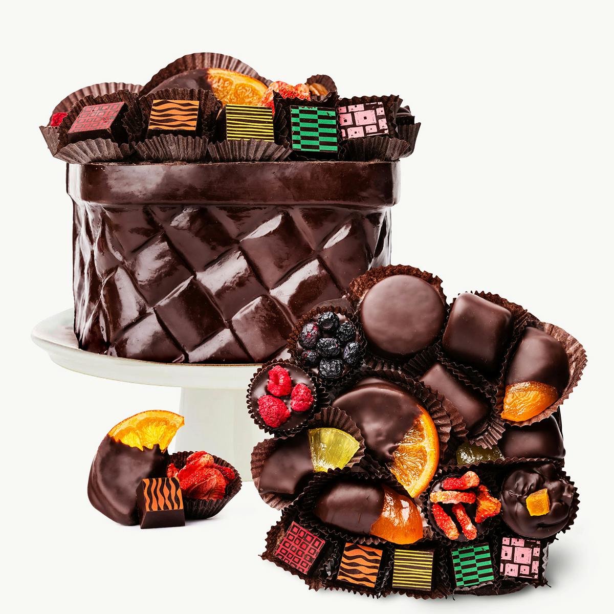 Chocolate Covered Gift Basket by Compartés Chocolates - Alternate image 2