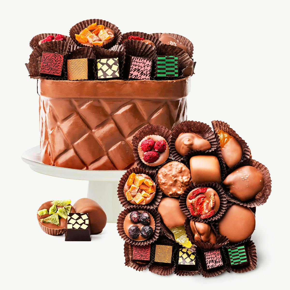 Chocolate Covered Gift Basket by Compartés Chocolates - Alternate image 1