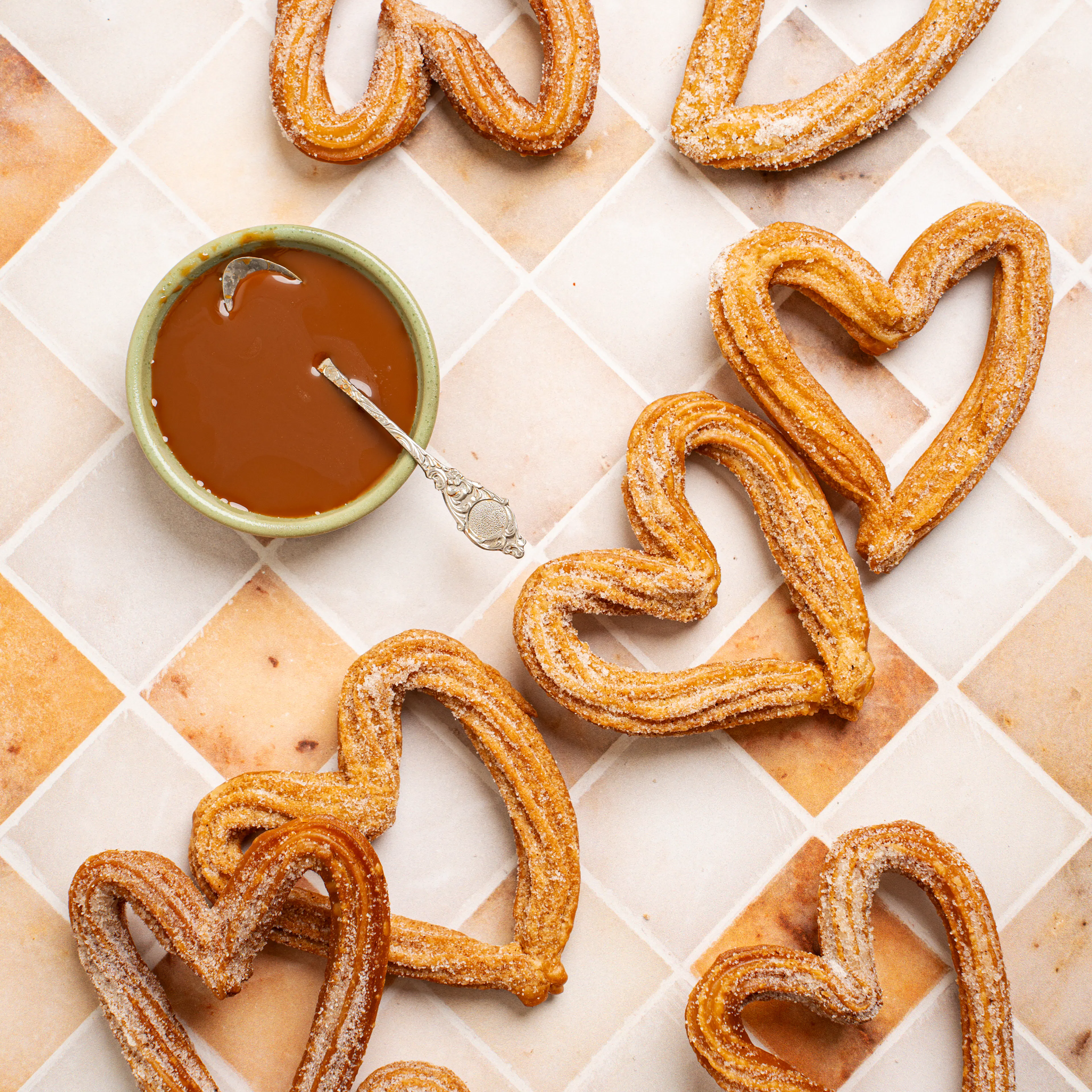 Mother's Day Heart-Shaped Churros - 12 Pack by La Newyorkina - Alternate image 1